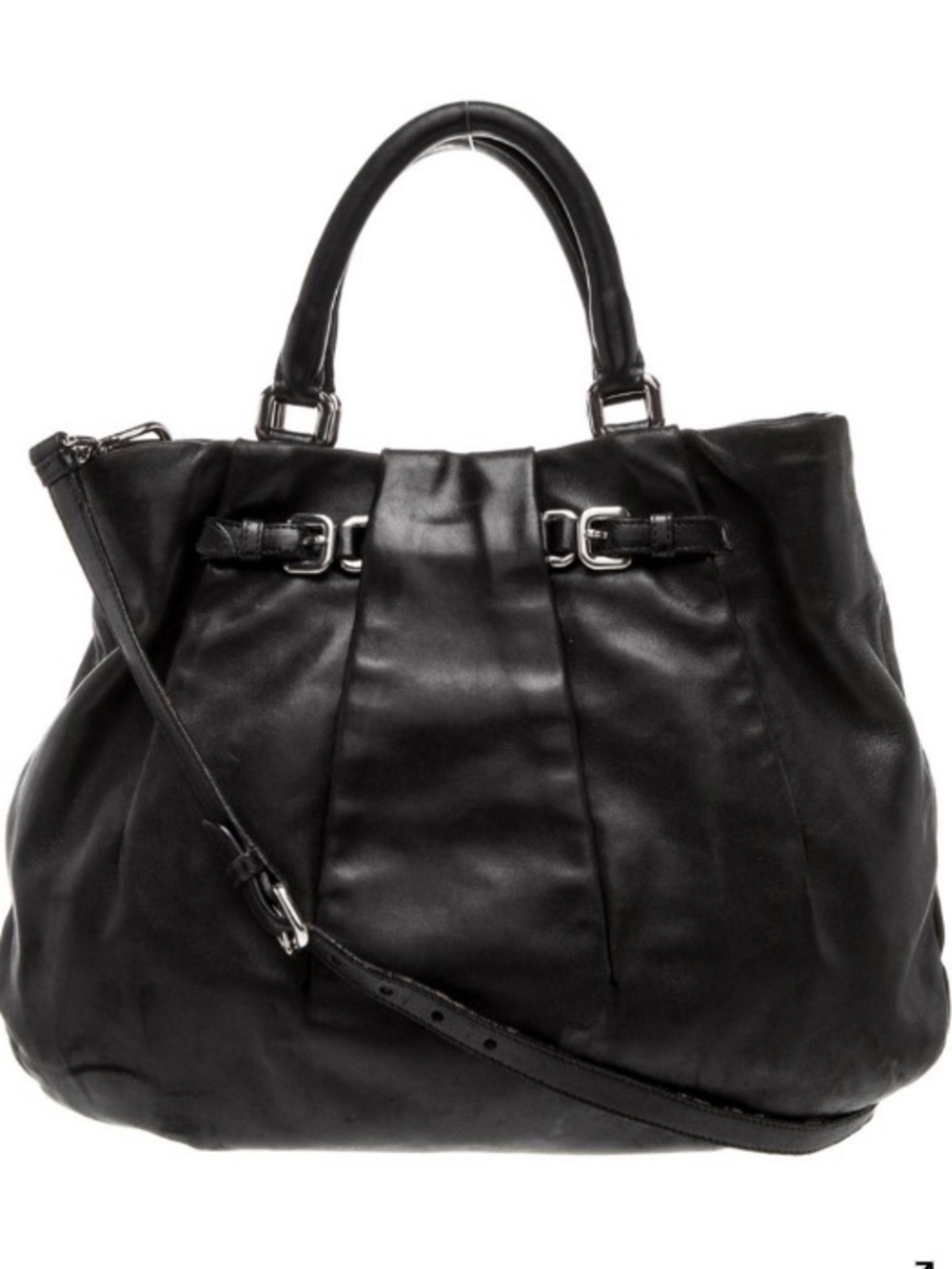 Prada! Black soft buttery Leather
Handbag! Offers always welcome!⭐️ - Picture 3 of 14